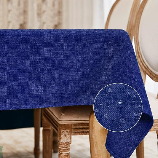 BALCONY & FALCON Rectangle Tablecloth Washable Wrinkle Resistant and Water by BALCONYFALCON