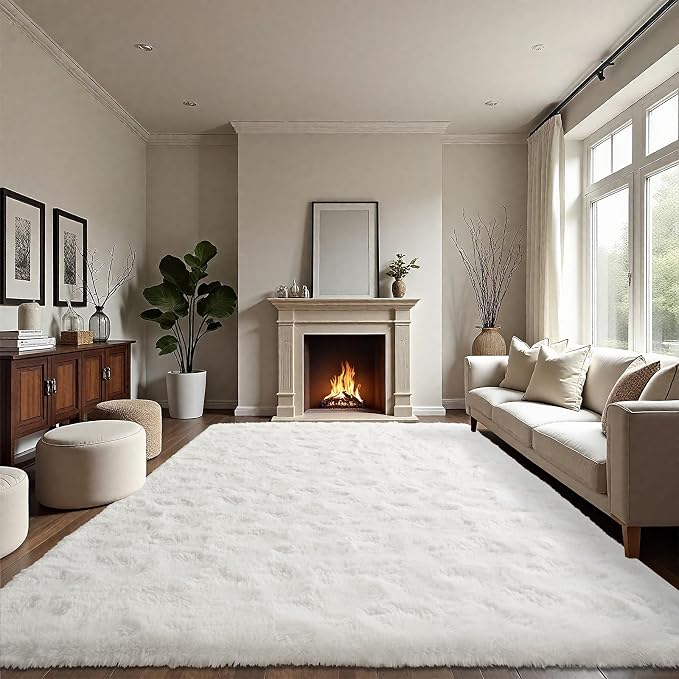 LOCHAS Area Rugs Fluffy Living Room Carpets - Image 2