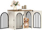 Hzuaneri 26.8'' Wooden Dog Crate Furniture, Indoor Dog Kennel Dogs Cage by Hzuaneri