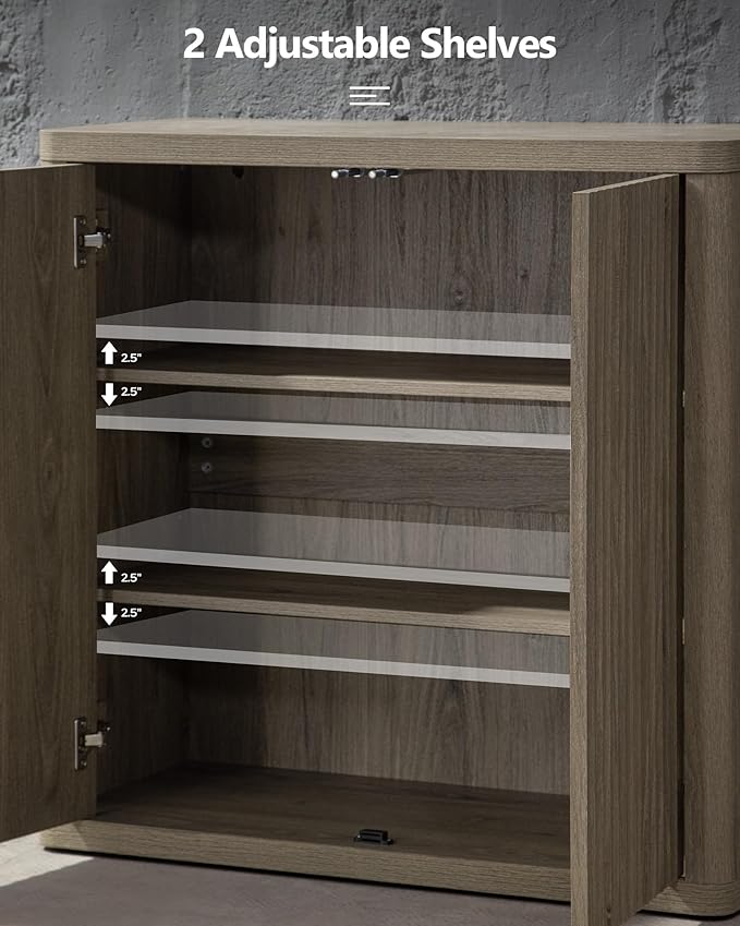 SICOTAS Buffet Cabinet with Storage 138.4" Sideboard Accent Modern Credenza - Image 4