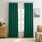 Emerald Hunter Green Curtains 102 Inches Long 2 Panels Set, Custom Viral Pleat by KEQIAOSUOCAI
