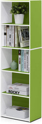 Furinno LUDER Book Shelf, 5-Tier Bookshelf, Bookcase by Furinno-FitsYourSpaceFitsYourBudget