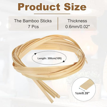 MECCANIXITY 7 Rolls Bamboo Strips - Image 2