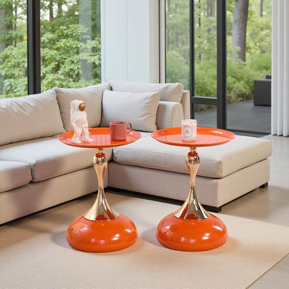 2-Pack Sleek Hourglass Side Table - Image 4