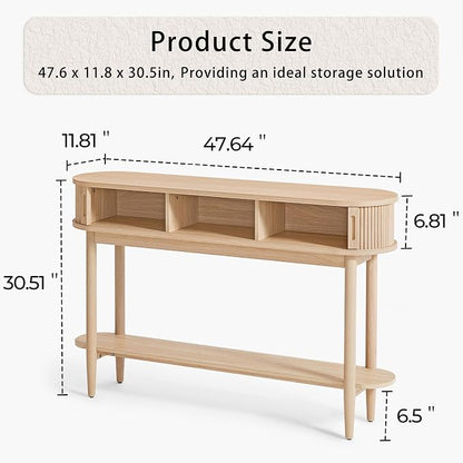 LINSY Fluted Console Table - Image 3