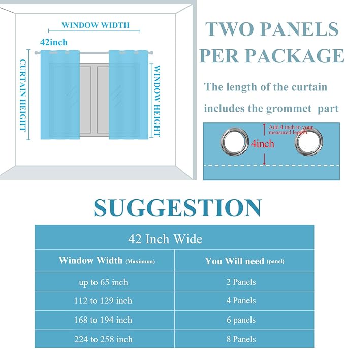 Navy Blue and Teal Gradient Blackout Curtains - Image 9