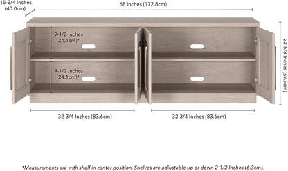 Henn&Hart TV Stand for TVs up to 75'' - Image 3