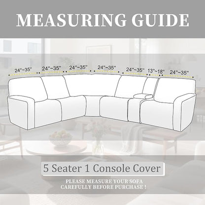 100% Waterproof Sectional Recliner Couch Covers - Image 3