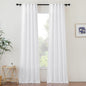 NICETOWN White Semi Sheer 90 inch Curtains by NICETOWN