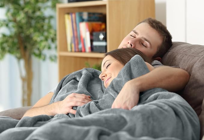 Utopia Bedding Soft Fleece Bed Blanket Twin Size Ash Grey | Microfiber Plush - Image 6