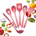 Starpack 'Like a Boss' XL Premium Silicone Cooking Utensils Set (6 Pcs) - Heat Resistant Kitchen Utensils 600°F - Non-Stick Silicone Utensil Set - Large Kitchen Utensils Set for Cooking & Serving