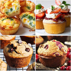 CAKETIME Jumbo Muffin Pan, Metal Reinforced Frame 3.5 Inch Large Silicone Cupcake Pan 6 Cups Large Muffin Pan with Handle Nonstick Jumbo Muffin Tin for Baking Giant Homemade Muffins, Frittatas 1 Pack