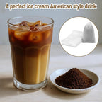 50 Pcs No Mess Cold Brew Bags 6x10 inch Coffee Bags Disposable Filter Bag Brewing Fine Mesh Drawstring Pouches for Coffee Grounds Ice Tea Spice