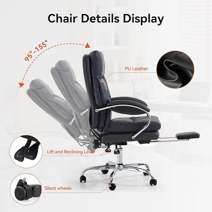 LEAGOO Heated Massage Office Chairs - Image 7