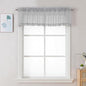Chyhomenyc Sheer Valances for Windows 2 Pack, Small Window Curtains for Living by Chyhomenyc