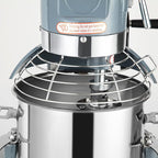 30QT Commercial Mixer, 1250W Stainless Steel Commercial Food Mixer with 3 Speed Adjustable, Large Capacity Commercial Stand Mixer Food Mixing Machine for Bakery Pizzeria Restaurant
