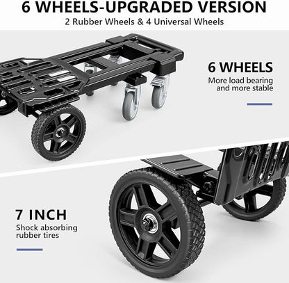 KEDSUM 4-in-1 Convertible Dolly Cart - Image 5