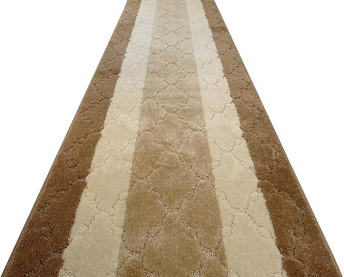 10 Ft Long Beige Kitchen Hallway Runner Rug, Non-Slip Washable 2'2" X 10' - Image 6