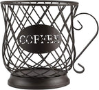 TreeLen Coffee K Cup Holder, K Pod Storage Organizer, Keurig Cup Holder for Countertops, Kcup Holders for 35 K cups – Matte Bronze