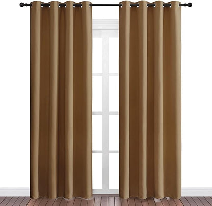 NICETOWN Sleek Blackout Curtains 86 inches Length - Image 2