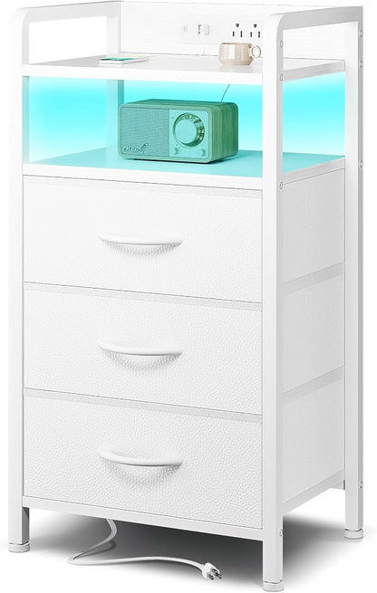 Lazzanto Night Stand Bedside Charger Bedroom by Lazzanto