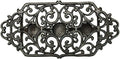 Sungmor Heavy Duty Cast Iron Teapot Dish Warmer Stable Holder for Tealight Stand | Tealight Warmer Decorative Stove for Villa Yard Balcony-Flower Shape
