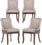 Modern Dining Chairs Set of 4, High Back Dining Chairs Side Chairs by MZDOO