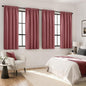 MIULEE Dusty Rose Blackout Curtains 4 Panels Set 72 Inch Length Bedroom | by MIULEE