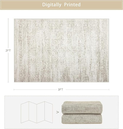 Small Washable Rugs 2x3 Entryway Area Rugs - Image 2