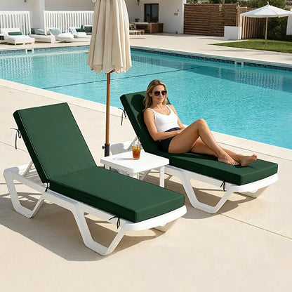 80x26x4in Lounge Cushions for Outdoor Furniture, Outdoor Lounge Chair Cushions - Image 3