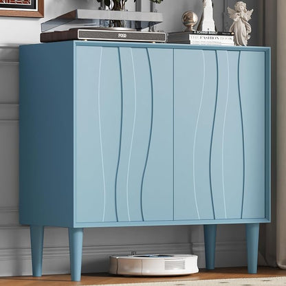 Easyego 31.5″ Mid Century Modern Sideboard Buffet Cabinet, Dining Room - Image 8