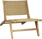 JONATHAN Y Parker 23.6" x 36.2" Solid Teak Wood Woven Yarn Accent Bohemian by JONATHANY