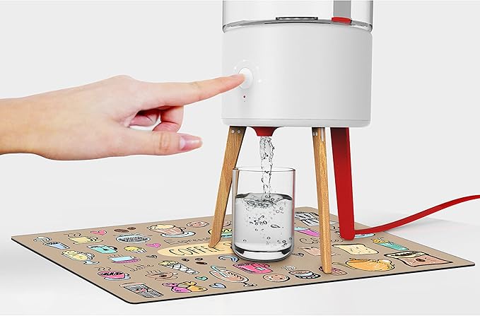 Drip Tray for Coffee Maker,Coffee Pot Mat for Countertops,Coffee Dish Drying Mat for Kitchen Counter Decor,Absorbent Reversible Microfiber Dish Drying Pad Dish Cafe Drainer Rack,pet Water Bowl Mats