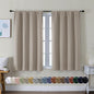Simplebrand Ava Stone Short Blackout Curtains by Simplebrand