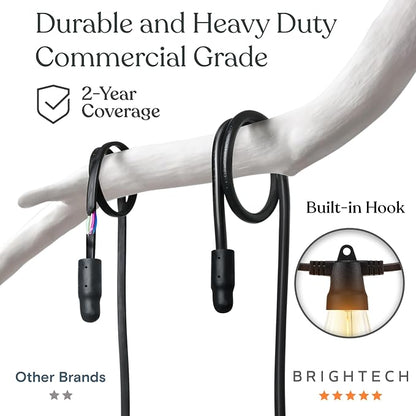 Brightech Ambience Pro Super Bright Solar - 48Ft Remote Control Outdoor String - Image 3