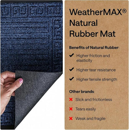 GORILLA GRIP 100% Waterproof All-Season WeatherMAX Doormat 35x23, US Designed - Image 6