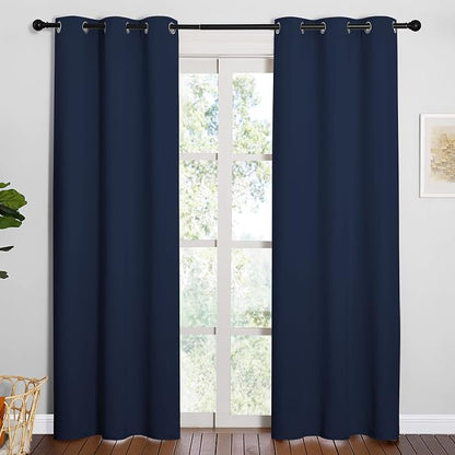 NICETOWN Window Treatment Energy Saving Thermal Insulated Solid Grommet by NICETOWN