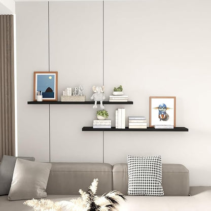 SAUMONIERES 48 Inch Floating Wall Shelves - Image 4