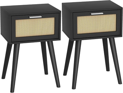 LAATOOREE Nightstand Set of 2, Small End Table by LAATOOREE