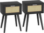 LAATOOREE Nightstand Set of 2, Small End Table by LAATOOREE