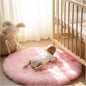 Ashler Faux Fur Rug, Soft 3x3 Ft Round Sheepskin, Fuzzy Machine Washable Carpet by AshlerHomeDeco