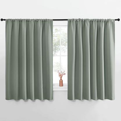 NICETOWN Blackout Curtains for Bedroom, 1 Pair, 70 by 63-inch, Window Treatment by NICETOWN