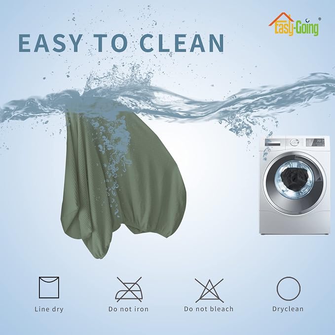 Easy-Going Stretch 3 Pieces Oversized Couch Cushion Cover - Image 6
