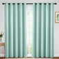 Yakamok Room Darkening Curtains 70x84 inch Length Aqua-Living Room | 2 panels by Yakamok