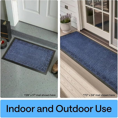 GORILLA GRIP 100% Waterproof All-Season WeatherMAX Doormat, US Designed Natural - Image 9