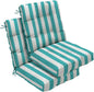 Outdoor Chair Cushions Set of 2, High Back Soft Seat Pad by zanwuhwyd