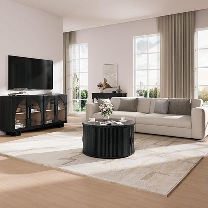 JOINICE 31.5" Round Lift Top Coffee Table - Image 7