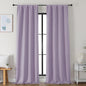 Simplebrand Ava Lilac Blackout Curtains by Simplebrand