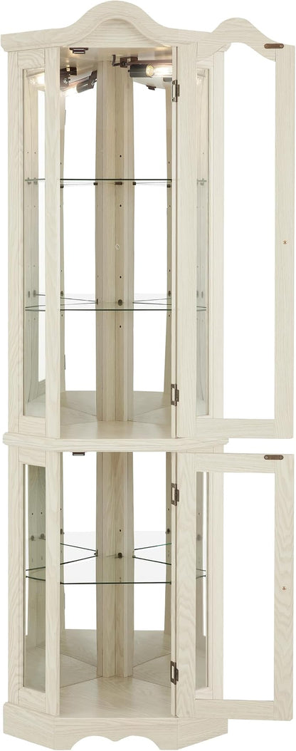 Glass Corner Display Cabinet - Image 8