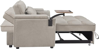 Auvsoce 65" Loveseat Sofa, Modern Couches - Image 6